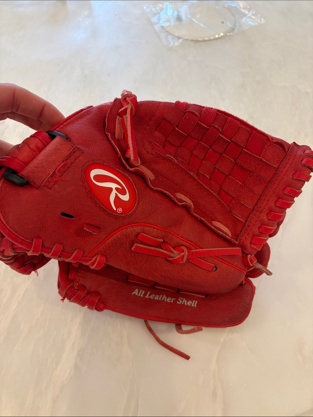 Rawlings Highlight Series 12" Youth Baseball Glove – Red Leather (Right Hand Thr